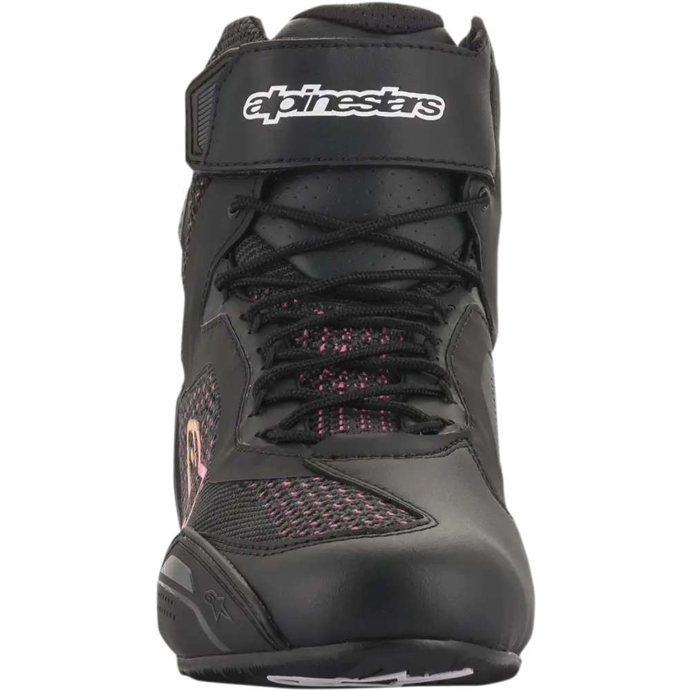 ALPINESTARS Stella Faster-3 Rideknit Shoes - Black/Yellow/Pink - US 8.5 251052014398.5
