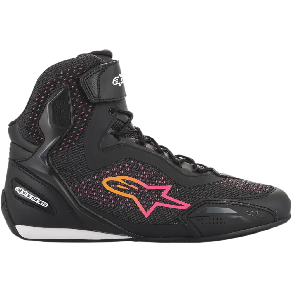 ALPINESTARS Stella Faster-3 Rideknit Shoes - Black/Yellow/Pink - US 9.5 251052014399.5