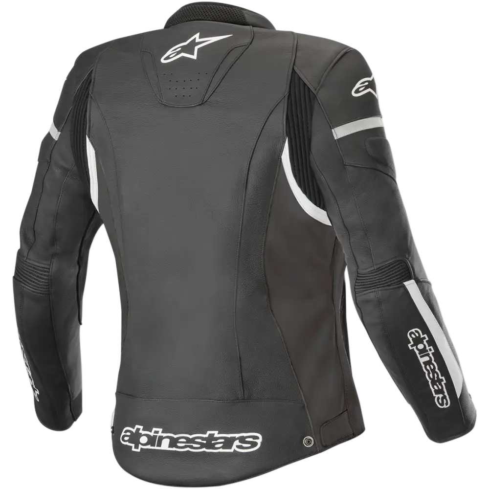 ALPINESTARS Stella Kira Leather Jacket - Black/White - US 10 / EU 46 3112019-12-46