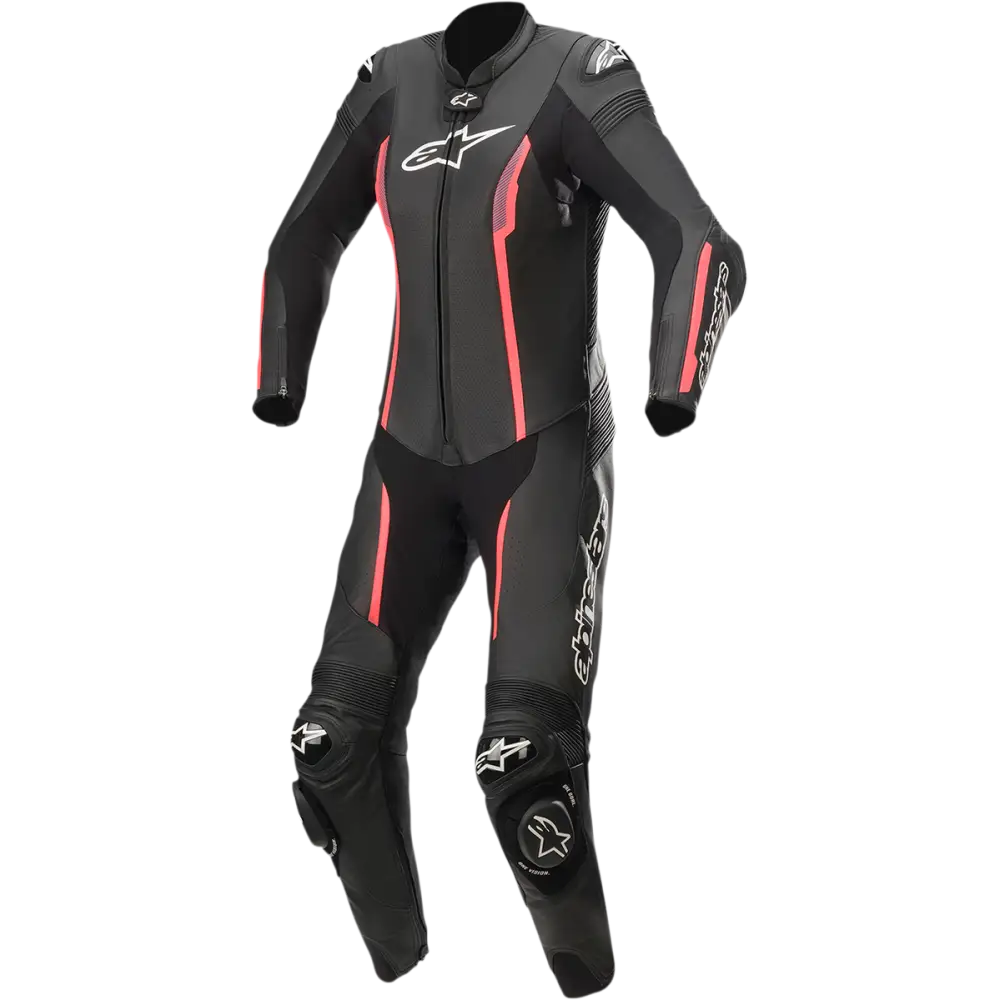 Alpinestars Stella Missile 1-Piece Suit - Black/Pink & Black/White - Black/Pink / US 2 / EU 38