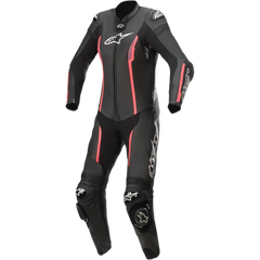 ALPINESTARS Stella Missile v2 1-Piece Leather Suit - Black/Pink - US 14 / EU 50 3180122-1838-50