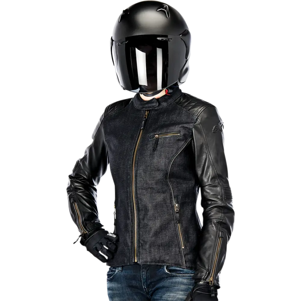 ALPINESTARS Stella Renee Leather Jacket - Black - US 2 / EU 38 3318013-10-38