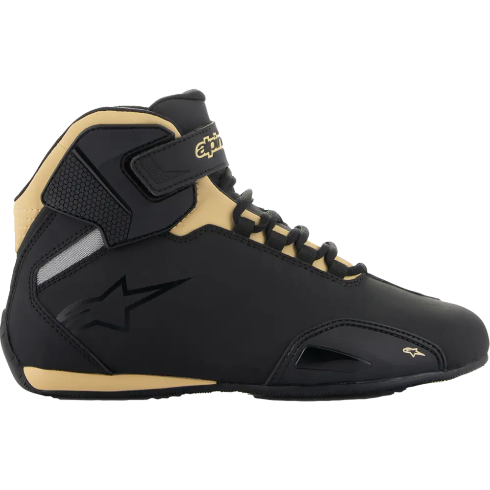ALPINESTARS Stella Sektor Shoes - Black/Champagne - US 8.5 2515719-1090-8.5