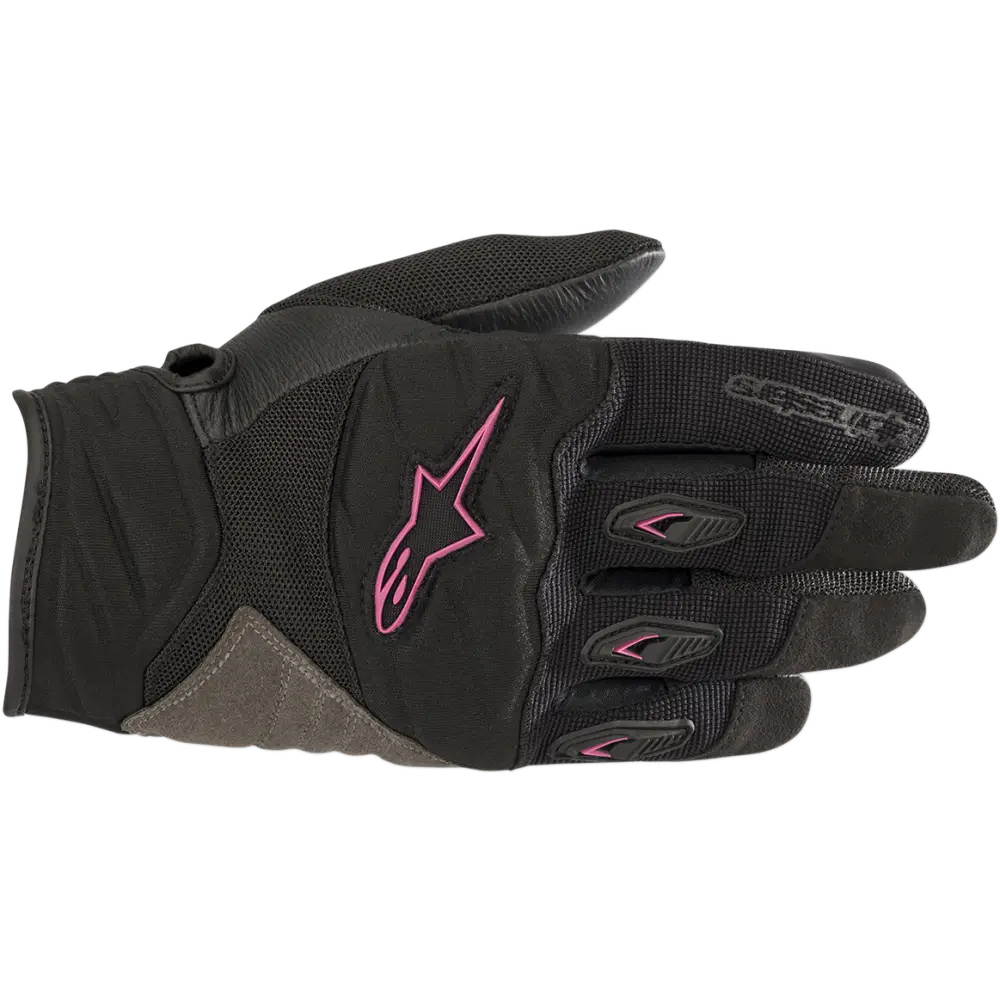 ALPINESTARS Stella Shore Gloves - Black/Fuchsia - Large 3516318-1039-L