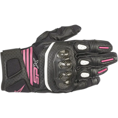 ALPINESTARS Stella SPX AC V2 Gloves - Black/Fuchsia - Medium 3517319-1039-M