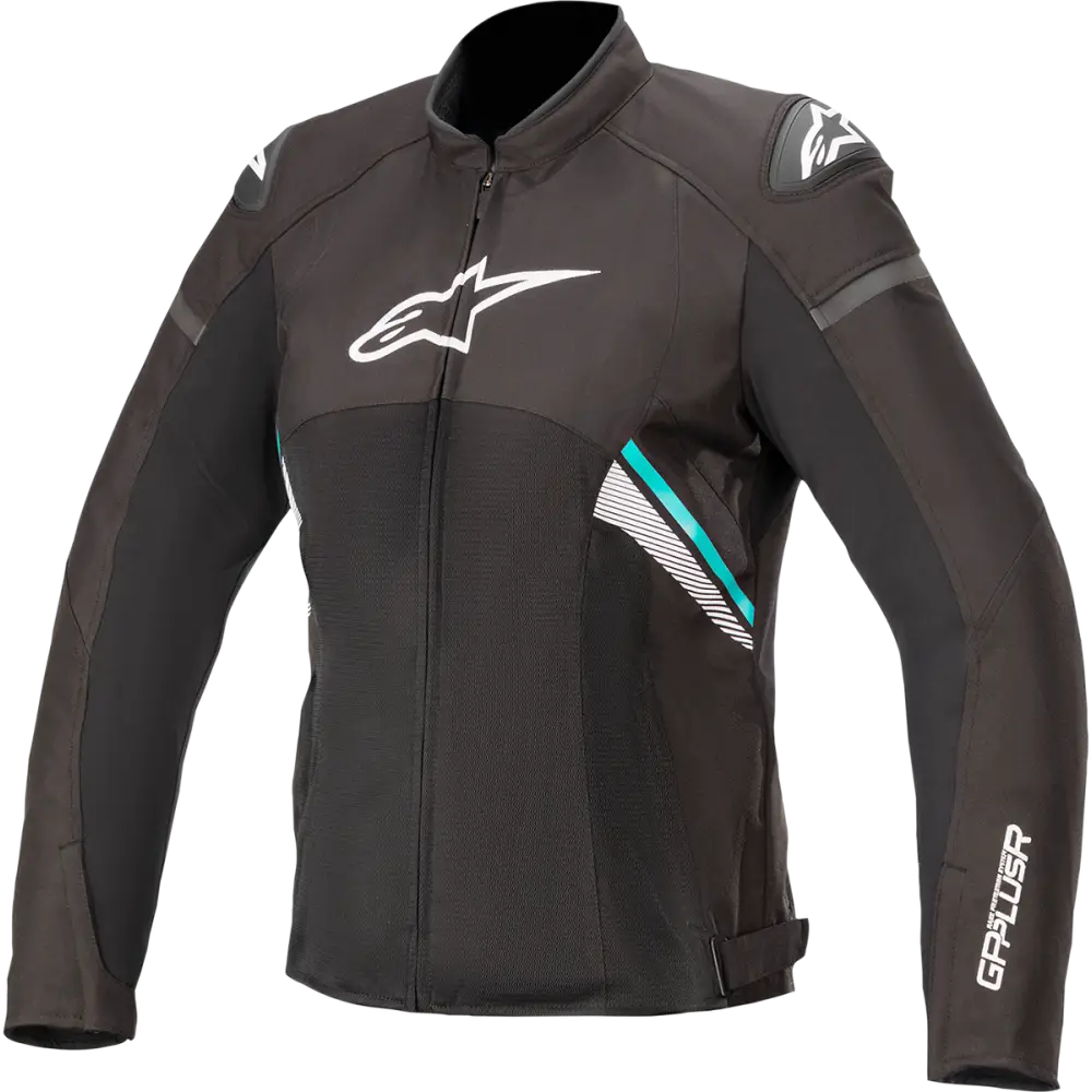 ALPINESTARS Stella T-GP Plus R v3 Air Jacket - Black/White/Teal - 2XL 331062012702X