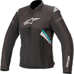 ALPINESTARS Stella T-GP Plus R v3 Air Jacket - Black/White/Teal - 2XL 331062012702X
