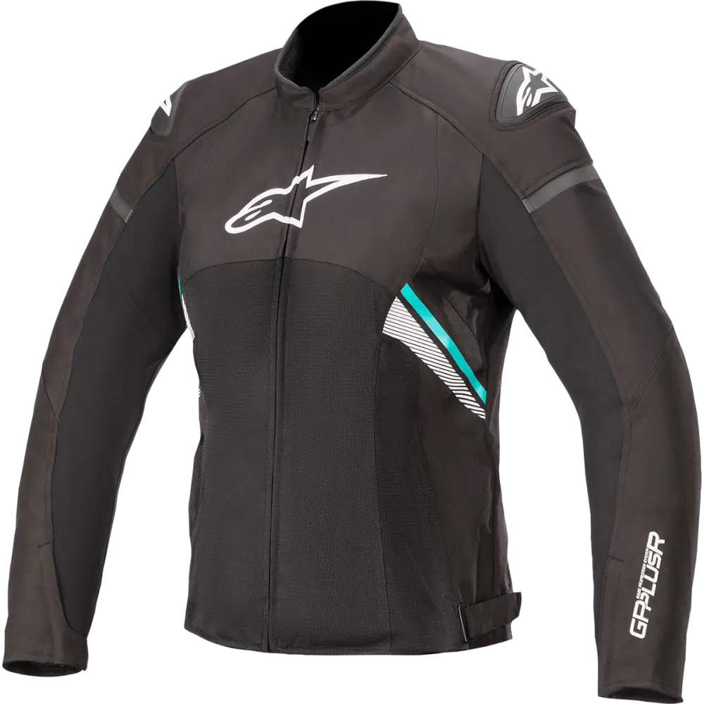 Alpinestars Stella T-GP Plus R v3 Air Jacket - Black/White/Teal / XS - Jacket