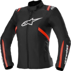 ALPINESTARS Stella T-SPS v2 WP Jacket - Black/White/Red Fluo - 2XL 3210225-1231-2X