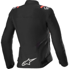 ALPINESTARS Stella T-SPS v2 WP Jacket - Black/White/Red Fluo - Large 3210225-1231-L