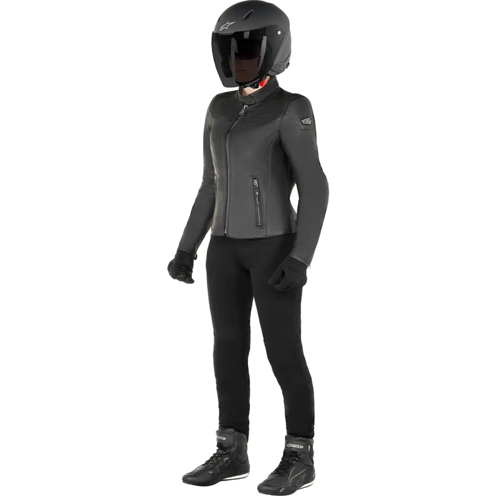 ALPINESTARS Stella Tory Leather Jacket - Black - XL 3113824-1100-XL