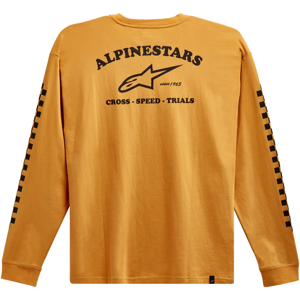 ALPINESTARS Sunday Long-Sleeve T-Shirt - Gold - Medium 12137184059M
