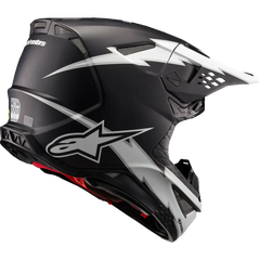 ALPINESTARS Supertech M10 Helmet - Ampress - MIPS? - Matte Black/White - Small 8300823-1121-S