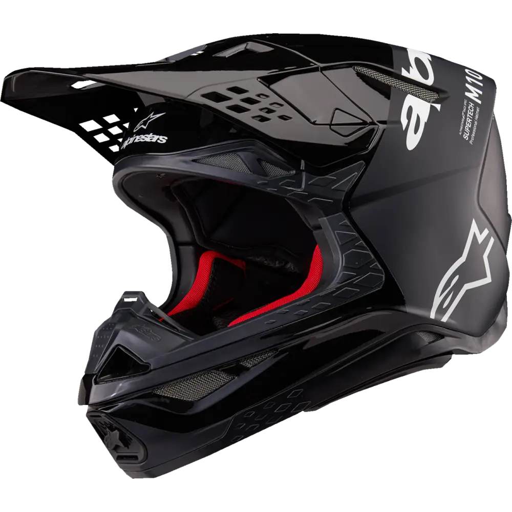 ALPINESTARS Supertech M10 Helmet - Flood - MIPS? - Black/Dark Gray - XL 8301023-1310-XL
