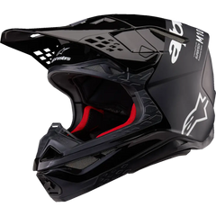 ALPINESTARS Supertech M10 Helmet - Flood - MIPS? - Black/Dark Gray - XS 8301023-1310-XS