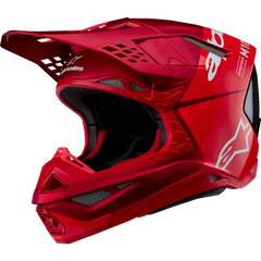 ALPINESTARS Supertech M10 Helmet - Flood - MIPS? - Red Fluo/Red - Medium 8301023-3003-M