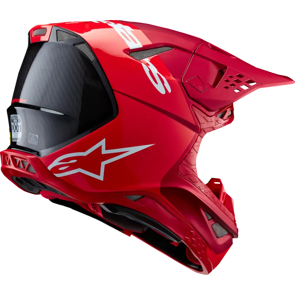 ALPINESTARS Supertech M10 Helmet - Flood - MIPS? - Red Fluo/Red - Medium 8301023-3003-M