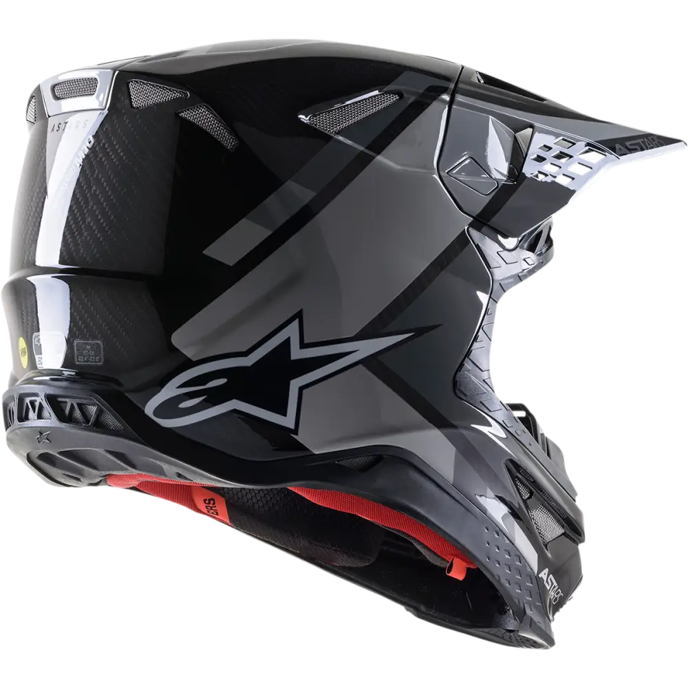 ALPINESTARS Supertech M10 Helmet - Meta 2 - MIPS? - Black/Gray/Gloss - 2XL 8300422-1195-2X