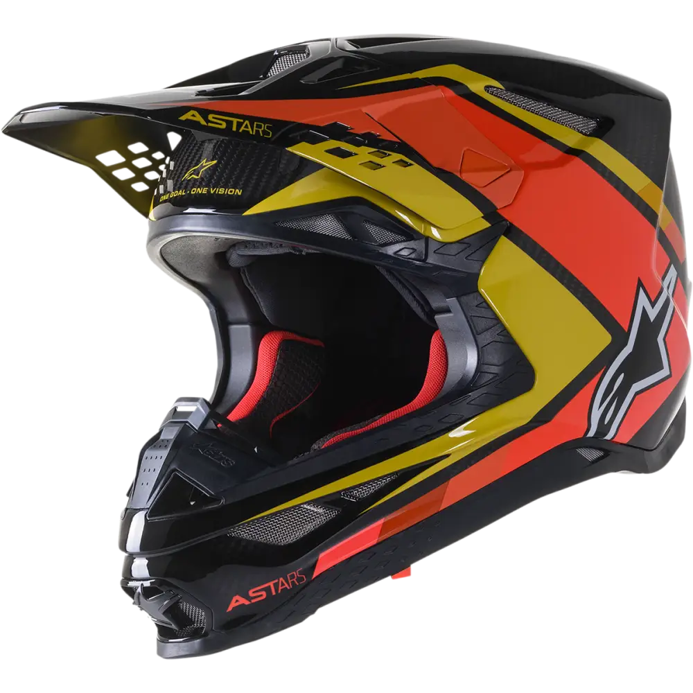 ALPINESTARS Supertech M10 Helmet - Meta 2 - MIPS? - Black/Yellow/Orange - 2XL 8300422-1549-2X