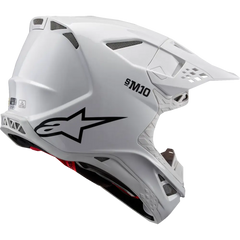 ALPINESTARS Supertech M10 Helmet - Solid - MIPS? - Gloss White - Medium 8300323-2180-M