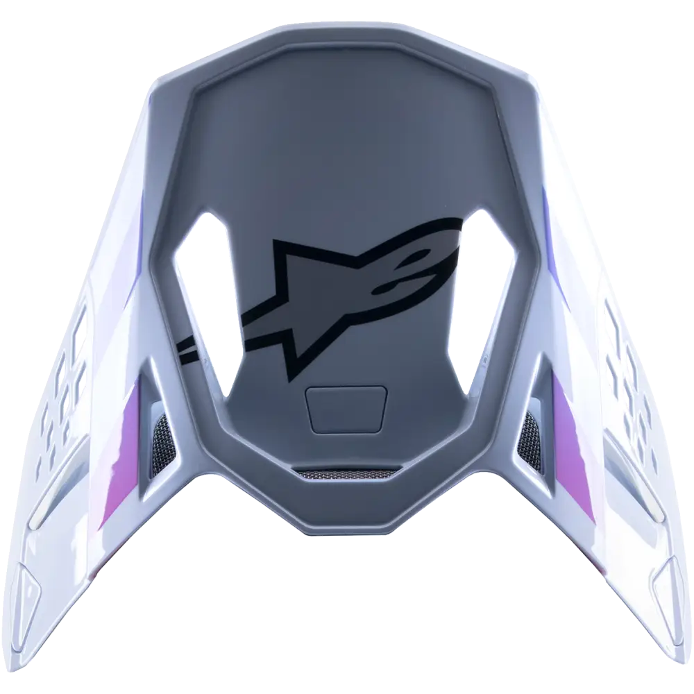 ALPINESTARS Supertech M10 Visor - Daytona - Haze Gray/Orange Fluo/Rhodamine 8982723-9243