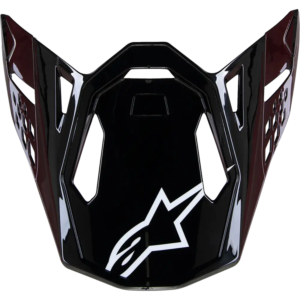 ALPINESTARS Supertech M10 Visor - Solid - Gloss Black Carbon 8980123-1188-OS