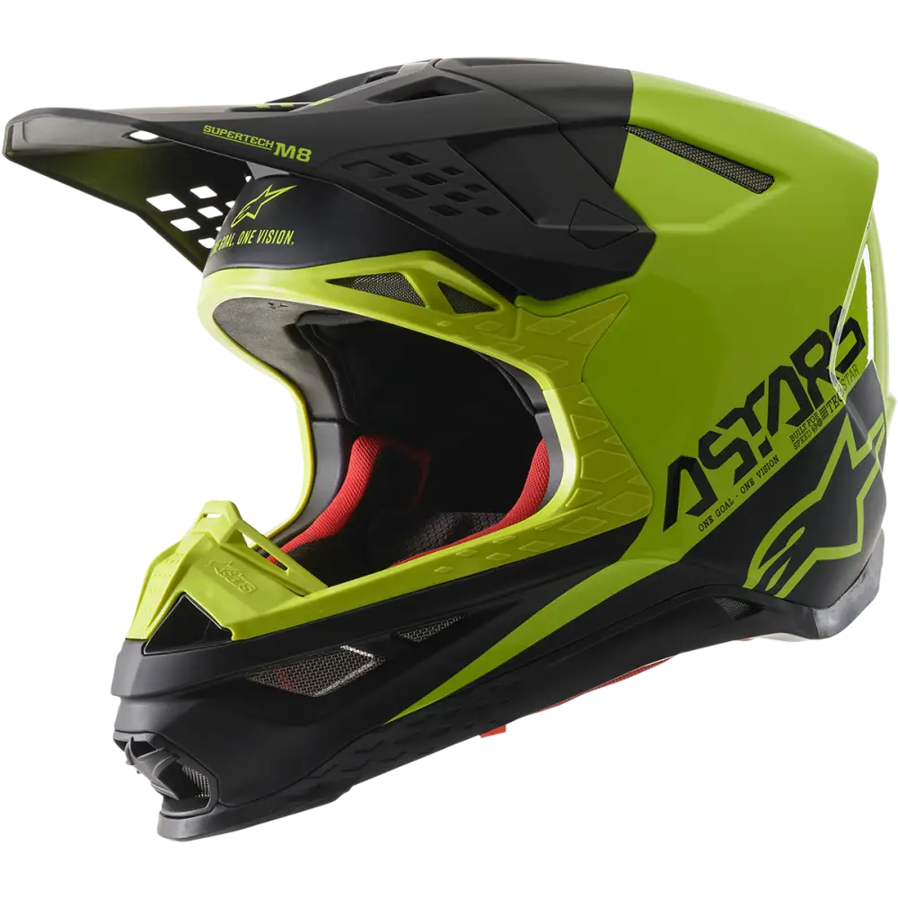 ALPINESTARS Supertech M8 Helmet - Echo - MIPS? - Black/Yellow - XL 8302621-1158-XL