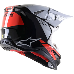 ALPINESTARS Supertech M8 Helmet - Factory - Black/White/Red - Large 8302922-1233-LG