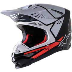 ALPINESTARS Supertech M8 Helmet - Factory - Black/White/Red - XL 8302922-1233-XL