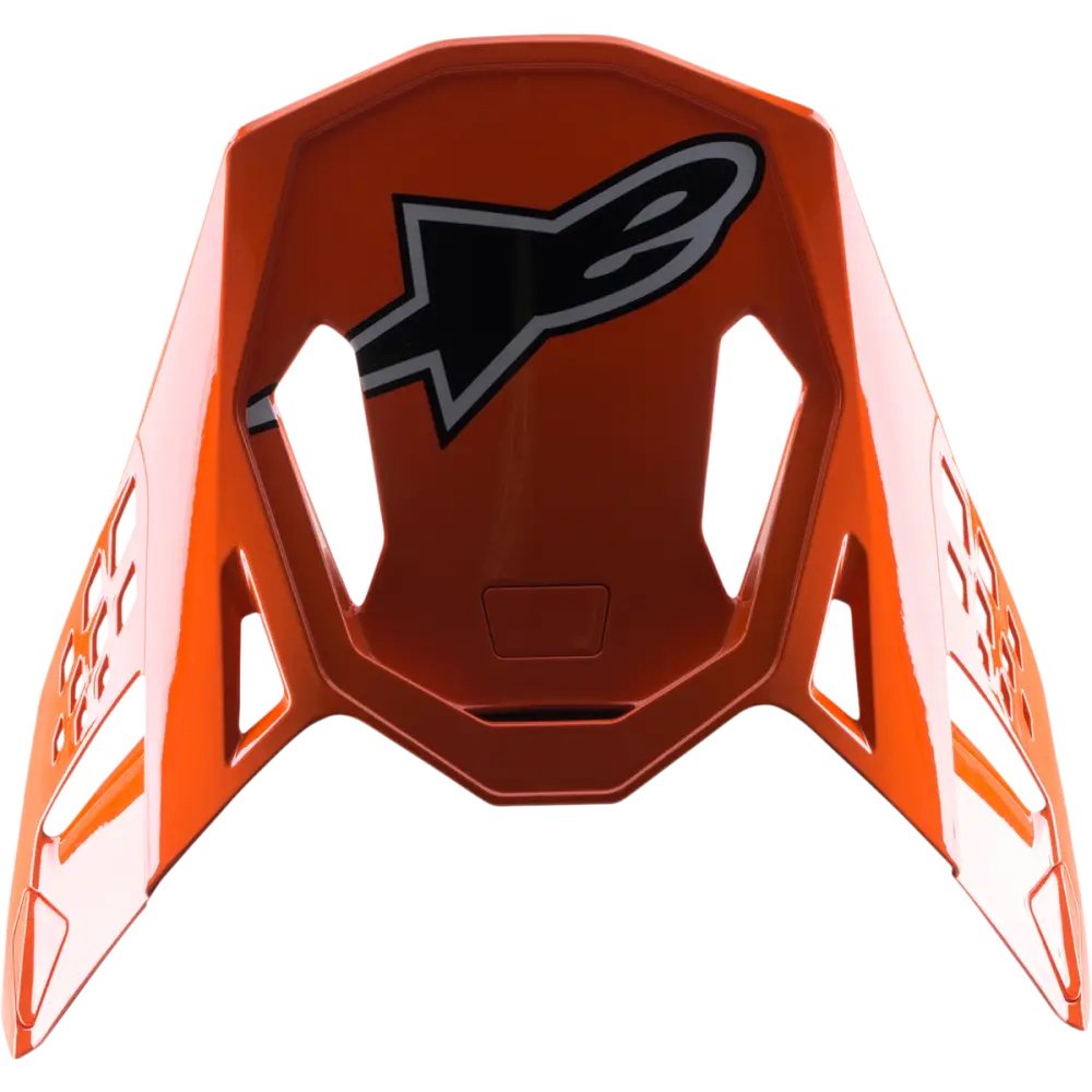 ALPINESTARS Supertech M8 Visor - Factory - Blue/Fluo Orange/Fluo Yellow 8982222-7445