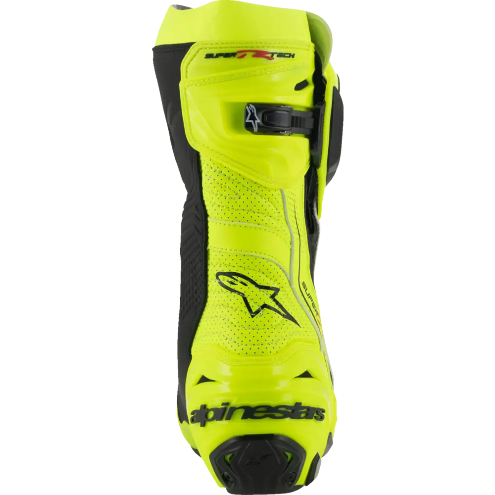 ALPINESTARS Supertech R Vented Boots - Fluorescent Yellow/Black - US 7.5/EU 41 2220121-551-41