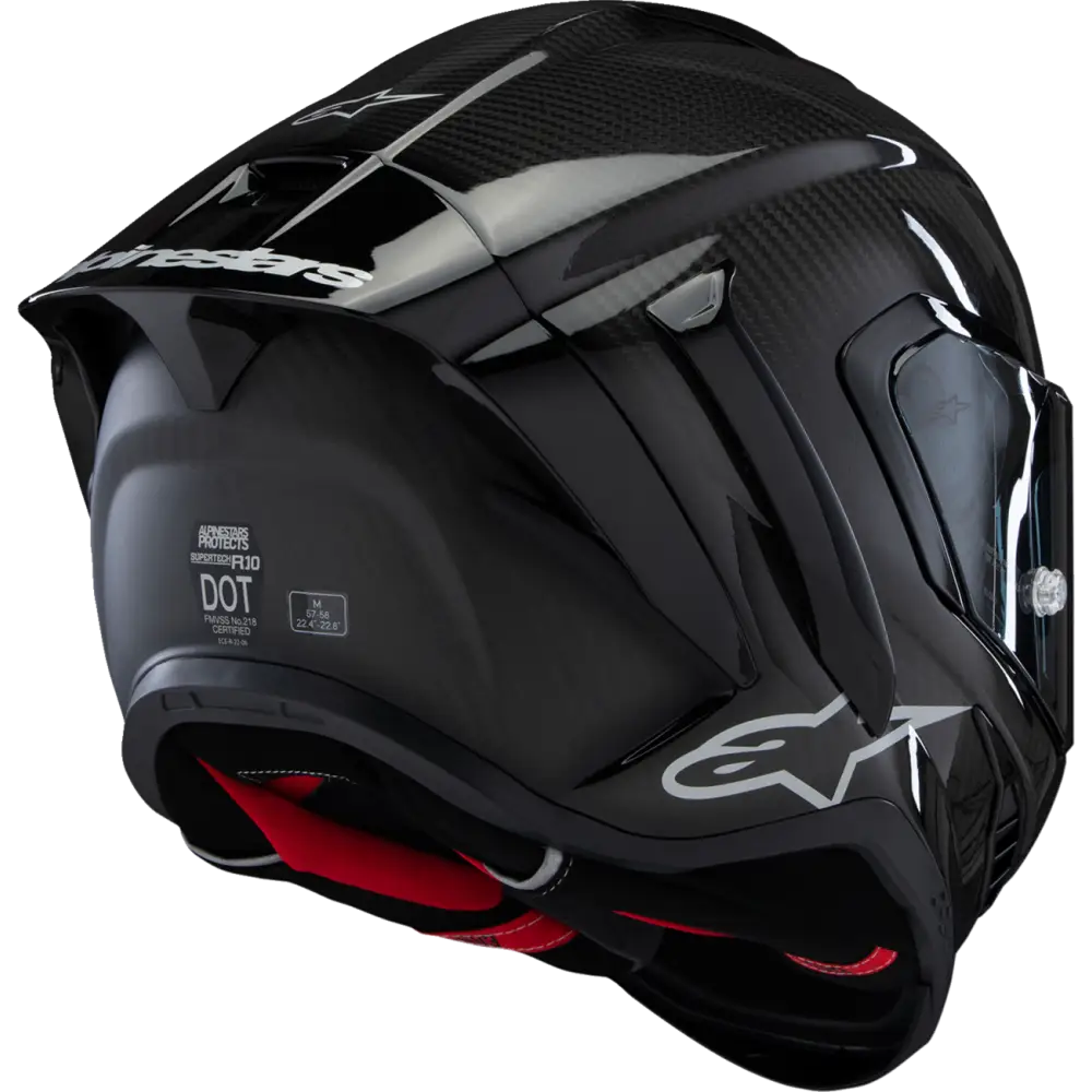 ALPINESTARS Supertech R10 Helmet - Solid - Carbon Black - 2XL 8200124-1902-XXL