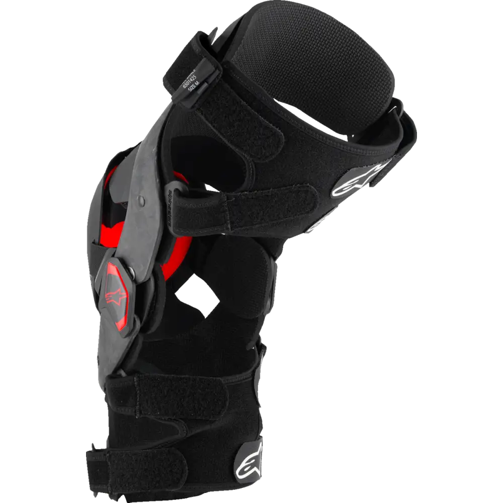 ALPINESTARS Supertech RK-10 Plasma Knee Braces - Black/Red - Large 6501425-13-L