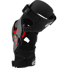 ALPINESTARS Supertech RK-10 Plasma Knee Braces - Black/Red - Medium 6501425-13-M