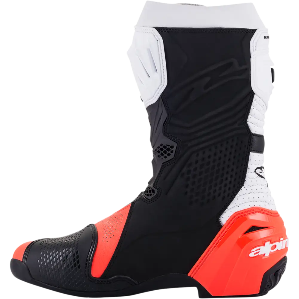 ALPINESTARS Supertech V Boots - Black/Fluo Red/White - US 6 / EU 39 2220121-124-39