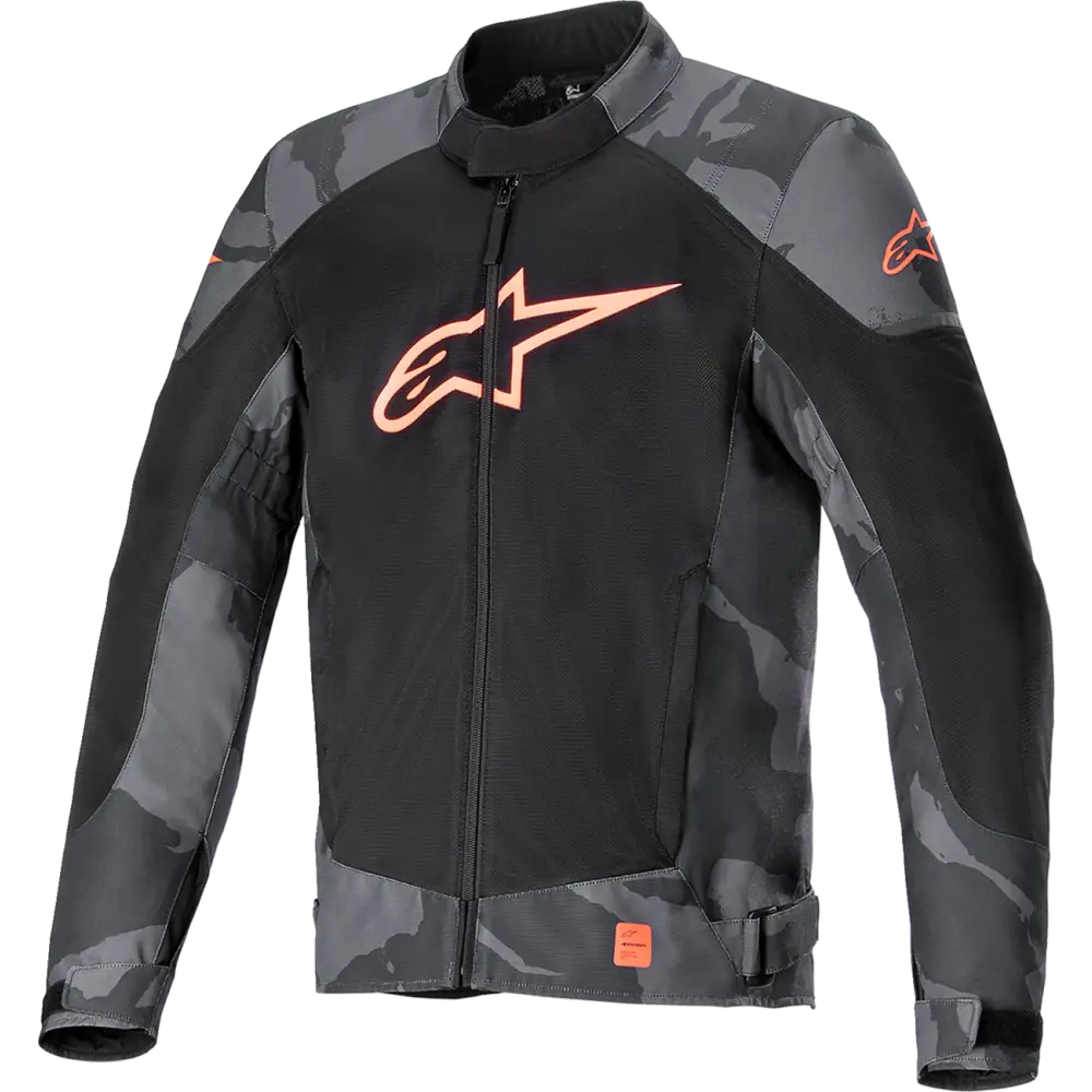ALPINESTARS T-SP X Superair Jacket - Black Camo/Red Fluo - Small 3302022-9133-S