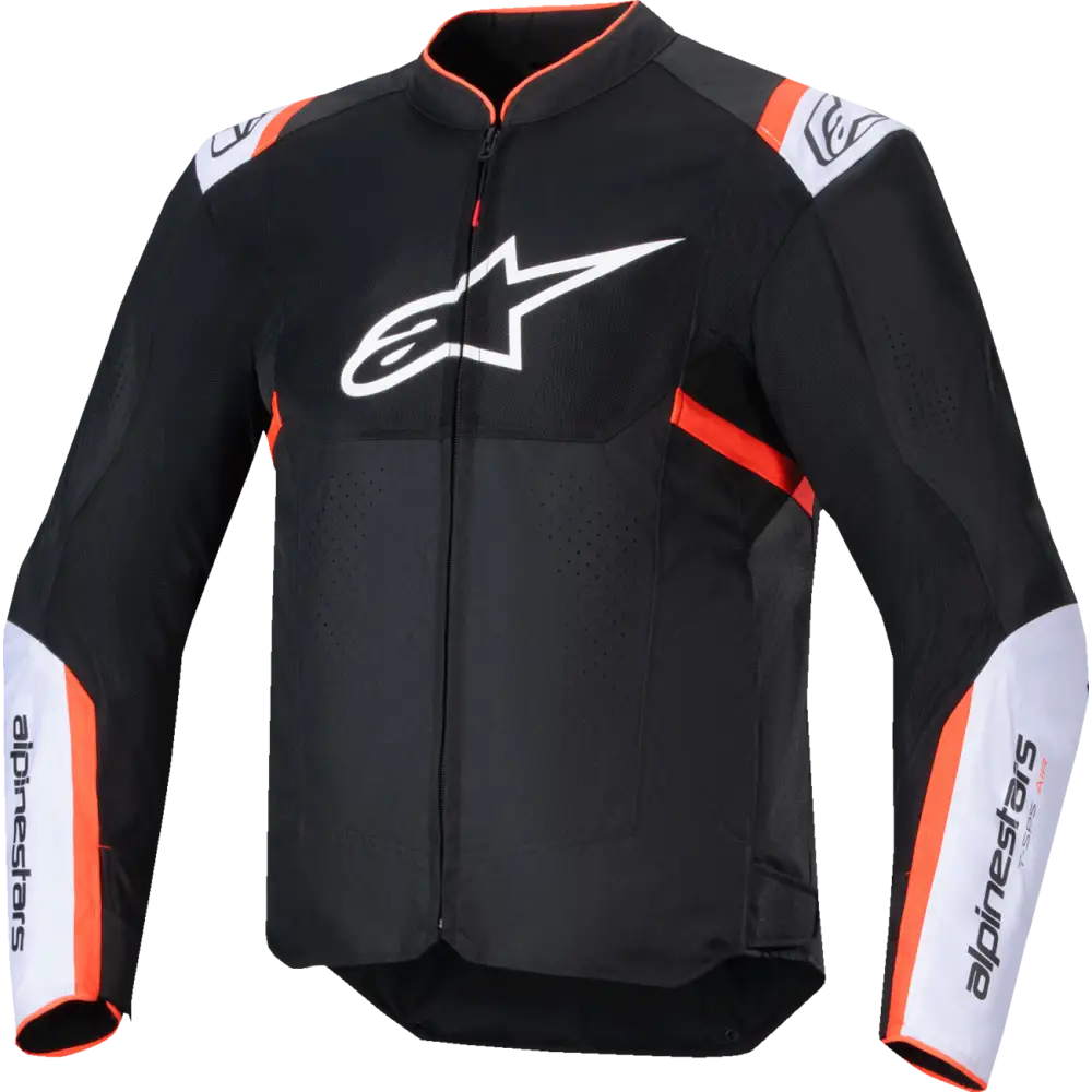 ALPINESTARS T-SPS Air v2 Jacket - Black/White/Red Fluo - Small 3301025-1231-S