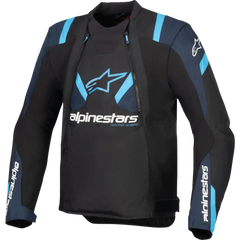 ALPINESTARS T-Stunt Air Jacket - Black/Dark Blue/Blithe Blue - 4XL 3301825-1386-4X
