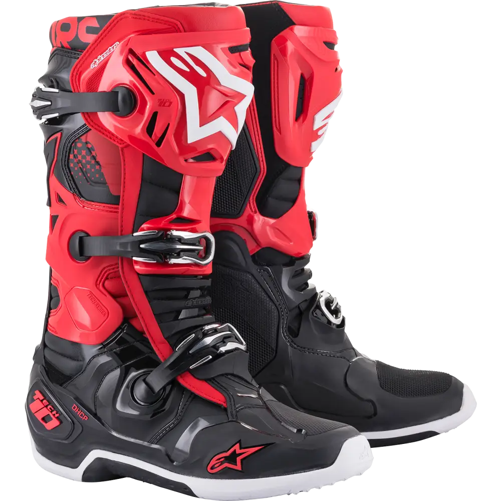 ALPINESTARS Tech 10 Acumen Boots - Black/Red - US 9 2010020-312-9