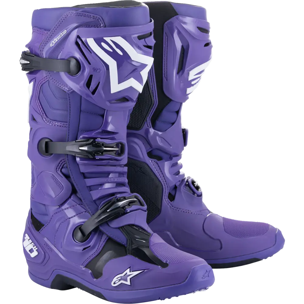 ALPINESTARS Tech 10 Boots - Purple/Black - US 12 2010020-394-12