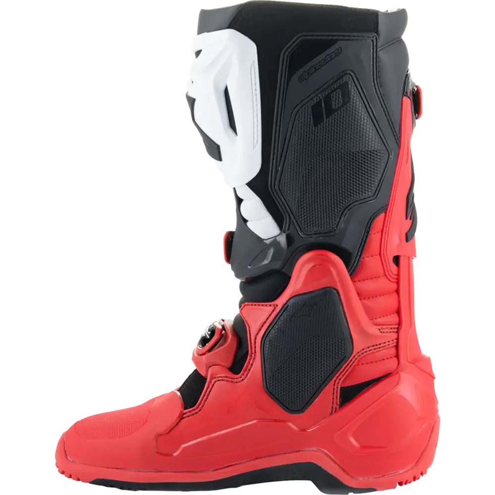 ALPINESTARS Tech 10 Enduro Boots - Bright Red/Black/White - US 7 2010025-3016-7