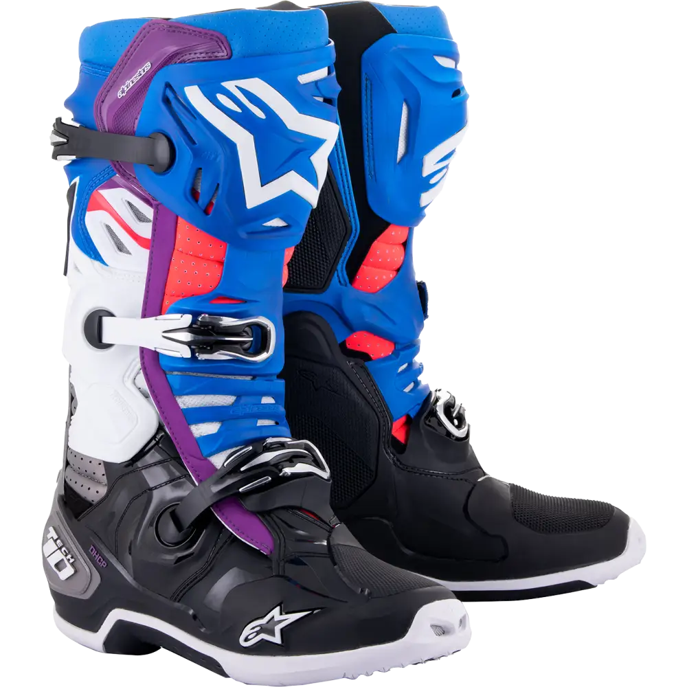 ALPINESTARS Tech 10 Supervented Boots - Blue/Black/White - US 12 2010520-1792-12
