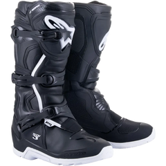 ALPINESTARS Tech 3 Enduro Waterproof Boots - Black/White - US 10/EU 44.5 2013324-12-10