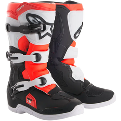 ALPINESTARS Tech 3S Boots - Black/White/Fluorescent Red - US 8 2014018-1231-8