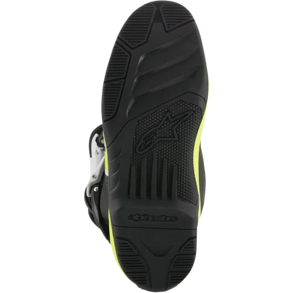 ALPINESTARS Tech 3S Boots - Black/White/Fluorescent Yellow - US 4 2014018-125-4