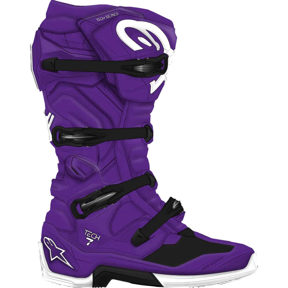 ALPINESTARS Tech 7 Boots - Purple - US 11 - 2012025-38-11 - Footwear Group