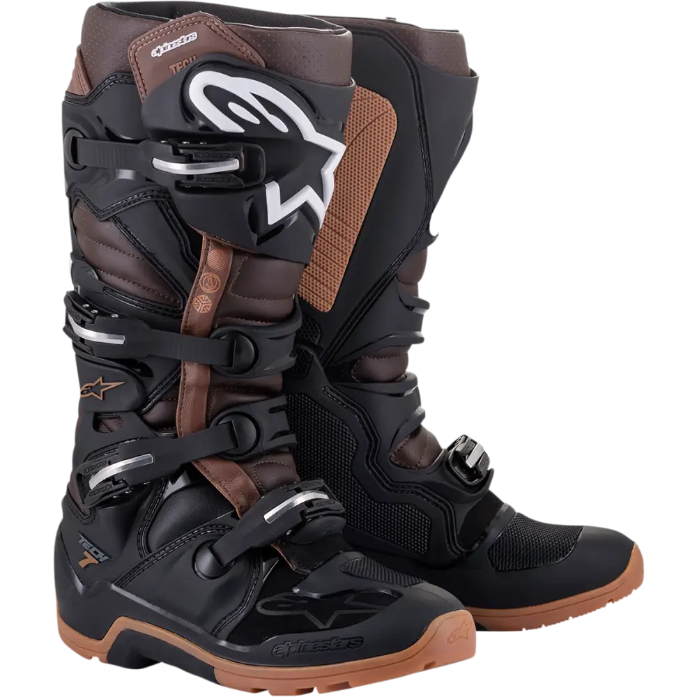 ALPINESTARS Tech 7 Enduro Boots - Black/Brown - US 5 2012114-1089-5
