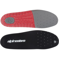 ALPINESTARS Tech 7 Footbed - Gray/Red - Size 10 25FUT74-933-10