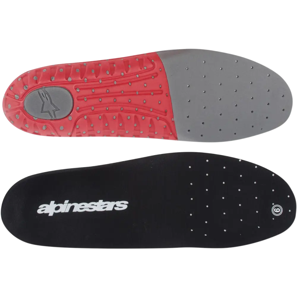 ALPINESTARS Tech 7 Footbed - Gray/Red - Size 13 25FUT74-933-13