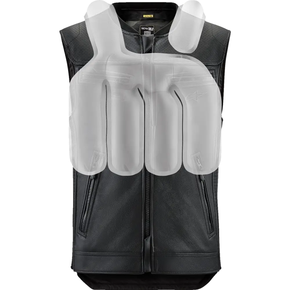 ALPINESTARS TECH-AIR Tech-Air? 3 v2 Canvas Vest - Black - 3XL 6505125-10-3XL - Protective Gear Group